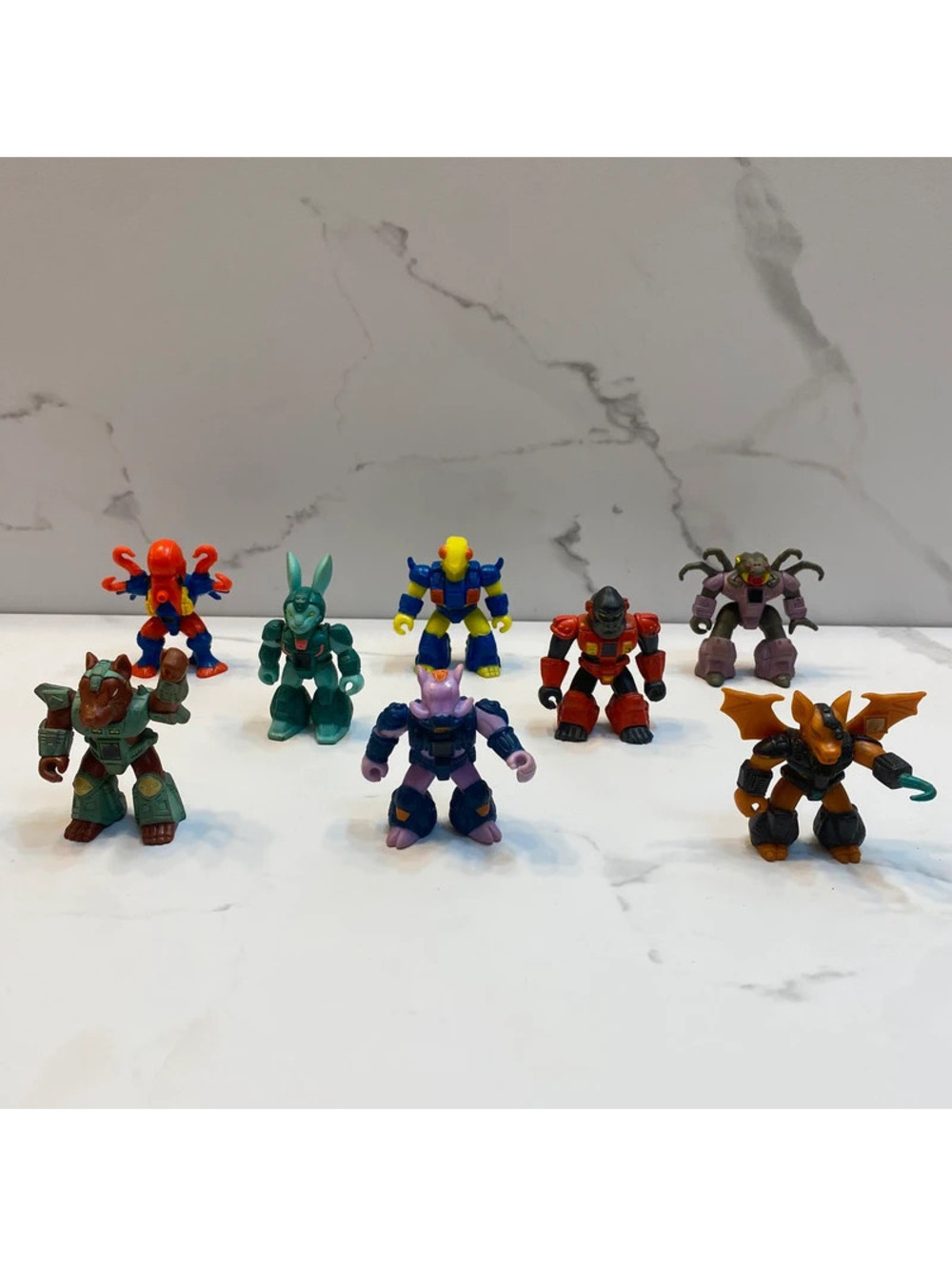 Vintage 1980s Battle Beasts Action Figures Beastformers Set of 8